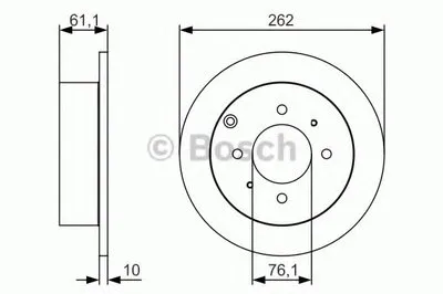 Тормозной диск BOSCH купить