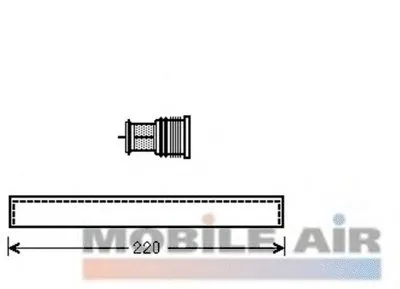 Осушитель, кондиционер VAN WEZEL купить