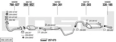 Система выпуска ОГ BOSAL купить