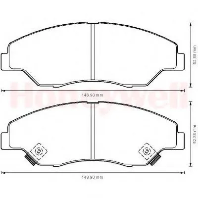 Комплект тормозных колодок, дисковый тормоз JURID купить