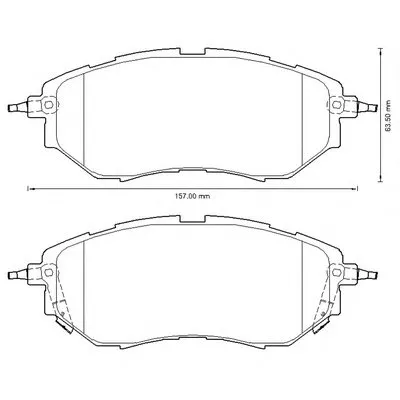 Комплект тормозных колодок, дисковый тормоз JURID купить