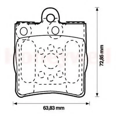 Комплект тормозных колодок, дисковый тормоз JURID купить