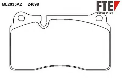 Комплект тормозных колодок, дисковый тормоз FTE купить