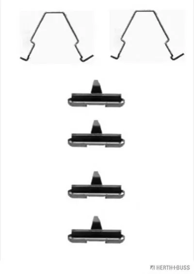 Комплектующие, колодки дискового тормоза HERTH+BUSS JAKOPARTS купить