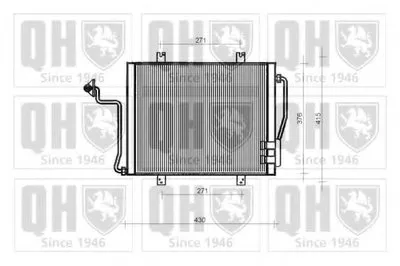 Конденсатор, кондиционер QUINTON HAZELL купить