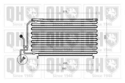 Конденсатор, кондиционер QUINTON HAZELL купить