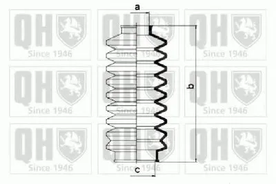Комплект пылника, рулевое управление QUINTON HAZELL купить
