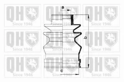 Комплект пылника, приводной вал QUINTON HAZELL купить