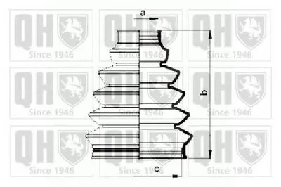 Комплект пылника, приводной вал QUINTON HAZELL купить