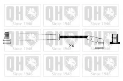 Комплект проводов зажигания CI QUINTON HAZELL купить