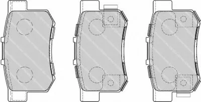 Комплект тормозных колодок, дисковый тормоз PREMIER FERODO купить