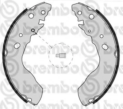 Комплект тормозных колодок BREMBO купить