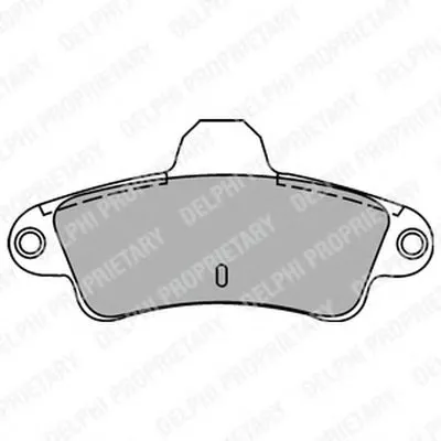 Комплект тормозных колодок, дисковый тормоз DELPHI купить