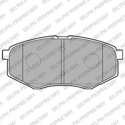 Комплект тормозных колодок, дисковый тормоз DELPHI купить