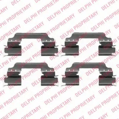 Комплектующие, колодки дискового тормоза DELPHI купить