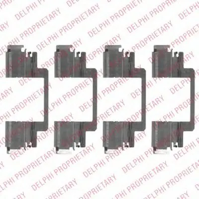 Комплектующие, колодки дискового тормоза DELPHI купить