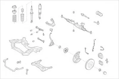 Подвеска колеса DELPHI купить