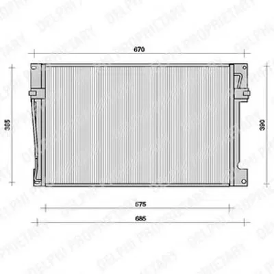 Конденсатор, кондиционер DELPHI купить