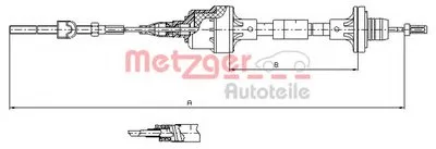 Тросик сцепления COFLE METZGER купить