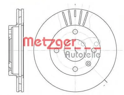 Тормозной диск REMSA METZGER купить