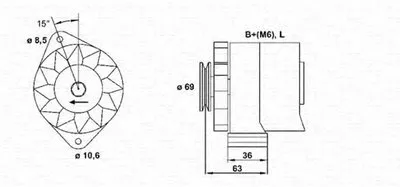 Генератор MAGNETI MARELLI купить