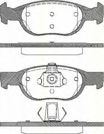 Комплект тормозных колодок, дисковый тормоз TRISCAN купить