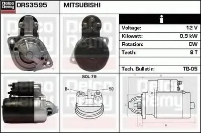 Стартер Remanufactured REMY (Light Duty) DELCO REMY купить