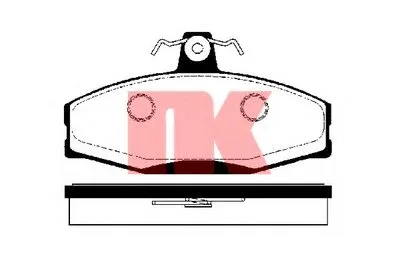 Комплект тормозных колодок, дисковый тормоз NK купить