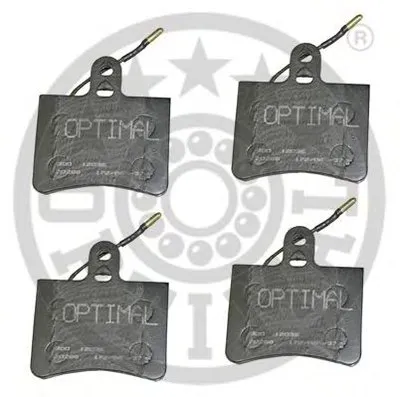 Комплект тормозных колодок, дисковый тормоз OPTIMAL купить