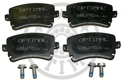 Комплект тормозных колодок, дисковый тормоз OPTIMAL купить