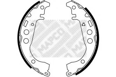 Комплект тормозных колодок MAPCO купить
