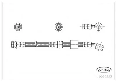 Тормозной шланг CORTECO купить