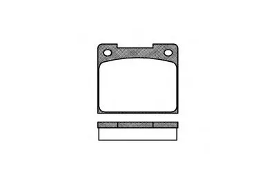 Комплект тормозных колодок, дисковый тормоз REMSA купить