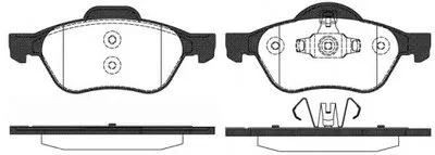 Комплект тормозных колодок, дисковый тормоз WOKING купить