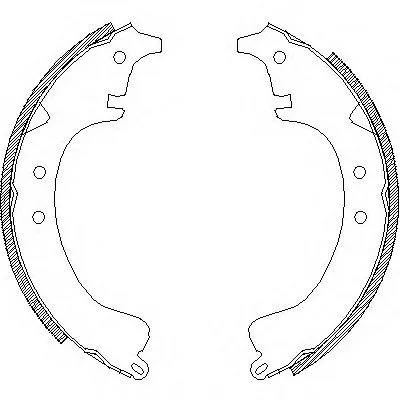 Комплект тормозных колодок REMSA купить