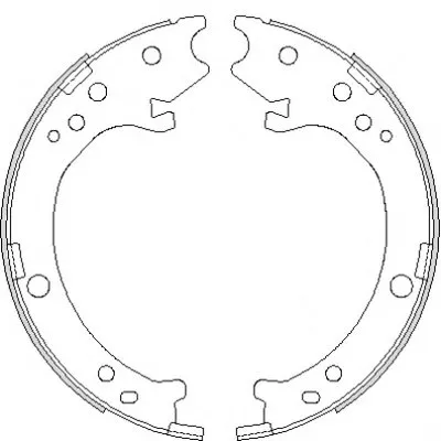 Комплект тормозных колодок, стояночная тормозная система REMSA купить