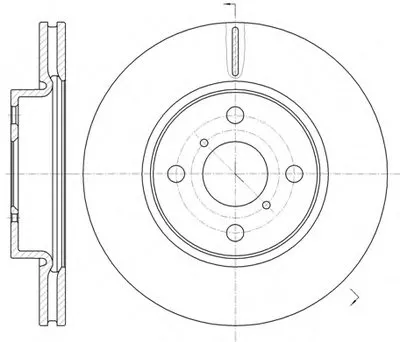 Тормозной диск WOKING купить
