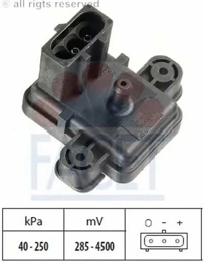 Датчик давления воздуха, высотный корректор; Датчик, давление во впускном газопроводе