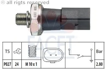Выключатель с гидропроводом FACET купить