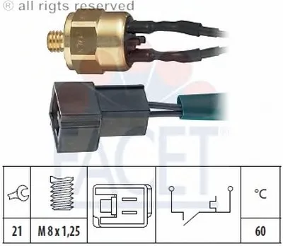 термовыключатель, сигнальная лампа охлаждающей жидкости FACET купить