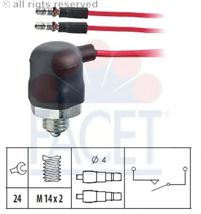 Выключатель, фара заднего хода FACET купить