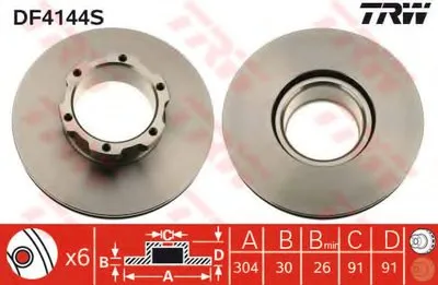 Тормозной диск TRW купить