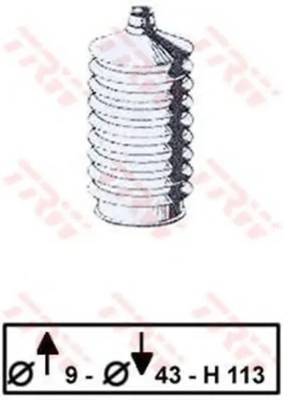 Комплект пылника, рулевое управление TRW купить