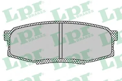 Комплект тормозных колодок, дисковый тормоз LPR купить