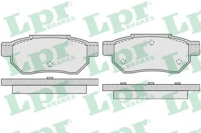 Комплект тормозных колодок, дисковый тормоз LPR купить