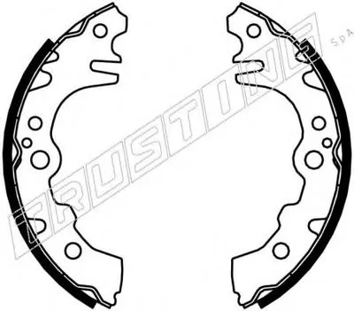 Комплект тормозных колодок TRUSTING купить