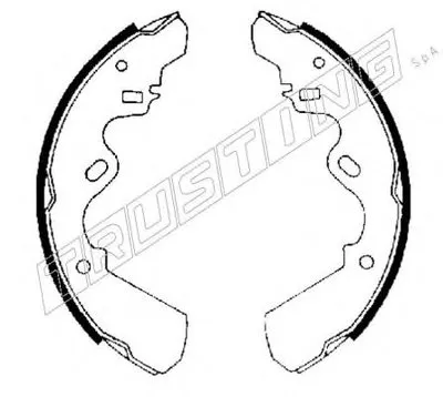 Комплект тормозных колодок TRUSTING купить