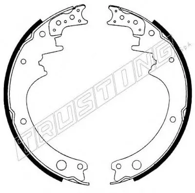 Комплект тормозных колодок TRUSTING купить