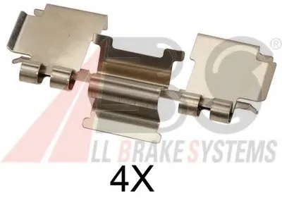 Комплектующие, колодки дискового тормоза A.B.S. купить