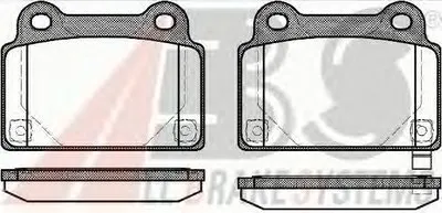 Комплект тормозных колодок, дисковый тормоз